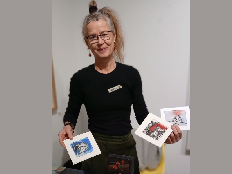 Veronika Ringbom vars konst finns i Astra